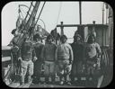 Image of Eskimos [Inughuit] on the S.S. Roosevelt [probably another ship]